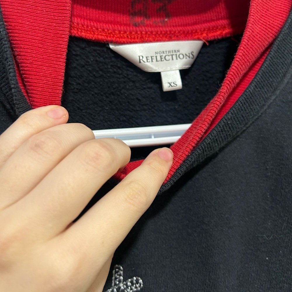 Vintage Northern Reflections Red Cardinal Bird Holiday sweatshirt - Picture 2 of 2